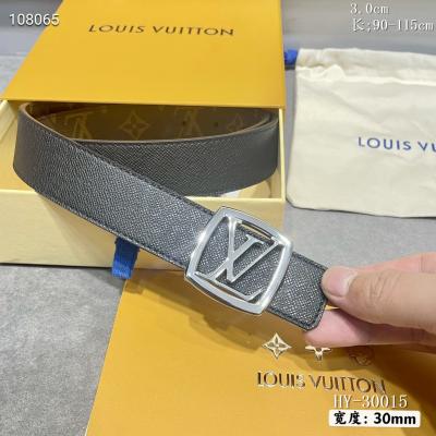 LV Belts 3.0 cm Width 003